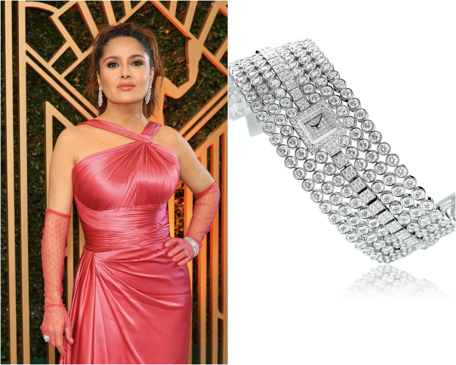 Salma Hayek in Harry Winston SAG Awards 2022
