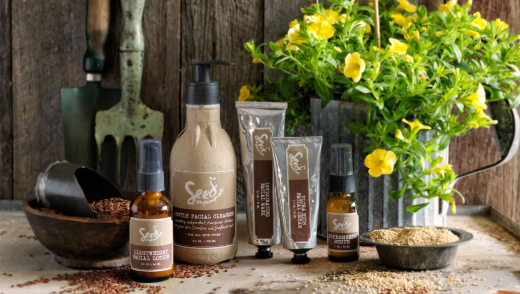 Haircare and beauty Seed Phytonutrients recycled fashion