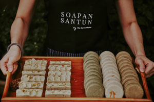 Solid soaps and shampoo bars from Soapan Santun