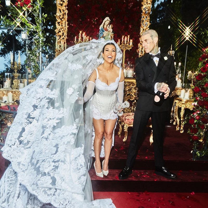 Kourtney-Travis’ marriage ceremony and 7 other unconventional celebrity weddings