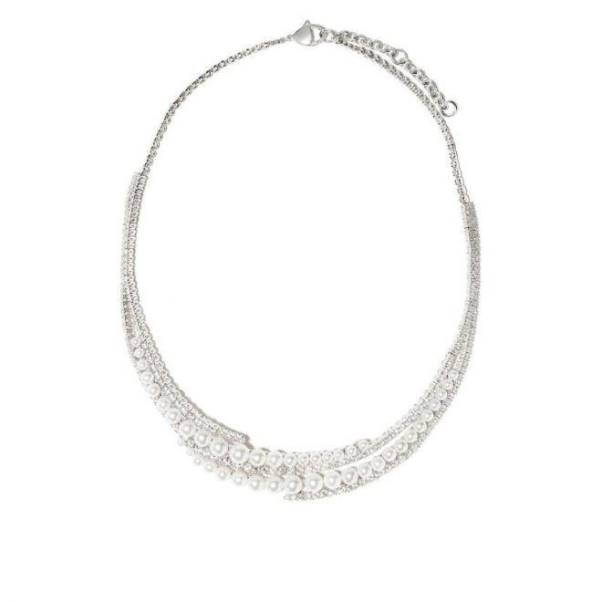 Yoko London Akoya Pearl & Diamond Necklace