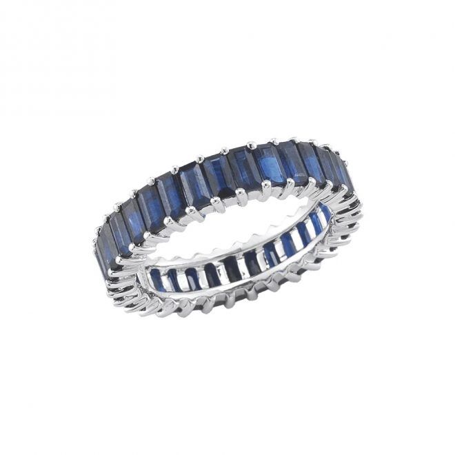 Dana Rebecca Designs Sapphire Baguette Ring