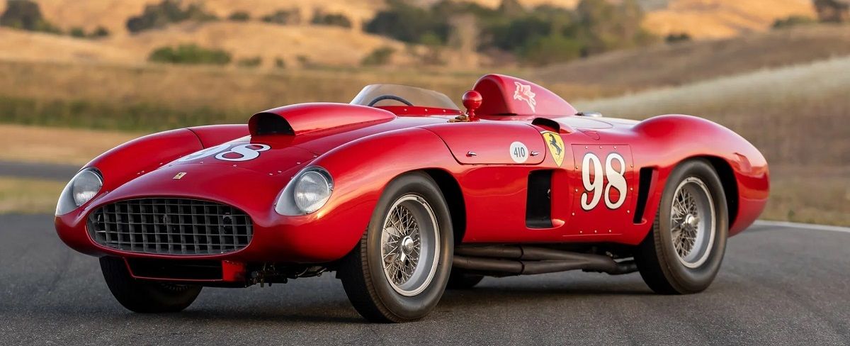 A 1955 Ferrari 410 Sport Spider to be auctioned soon