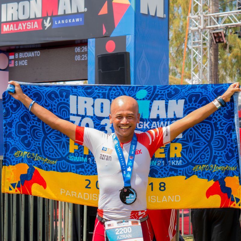 Azran Osman-Rani on transcending the mental trials of the Ironman 70.3 race in Desaru