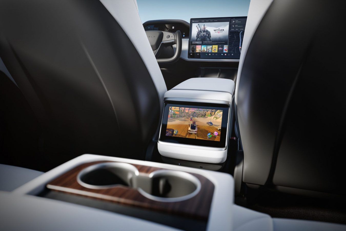 Tesla is looking into integrating video games in its cars