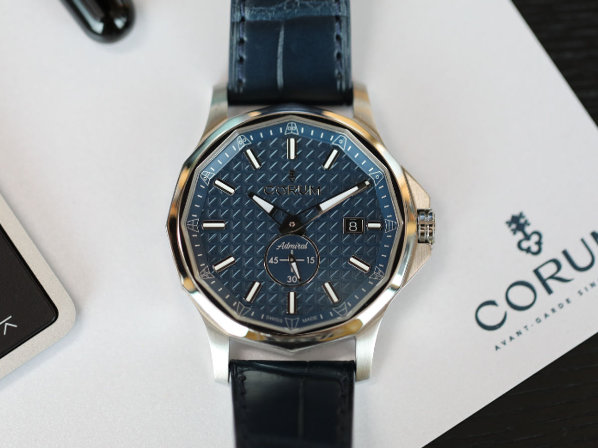 Three dimensional dial elevates the aesthetic of Corum s Admiral 42