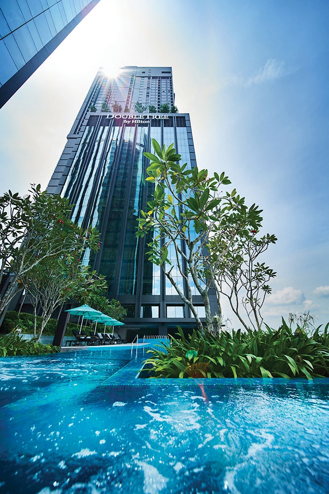 DoubleTree By Hilton Shah Alam I City Offers Business And Leisure   SZBSA Hotel Pool Facade 