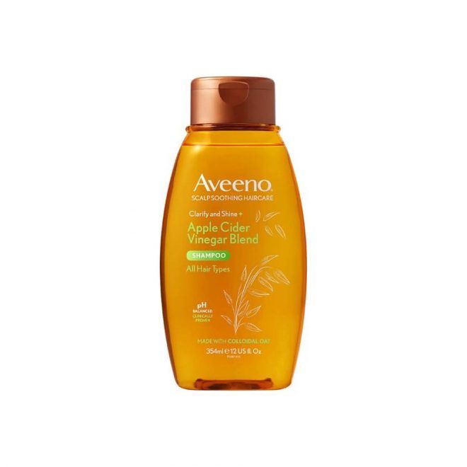 Aveeno Scalp Soothing Haircare Clarify and Shine Apple Cider Vinegar Shampoo