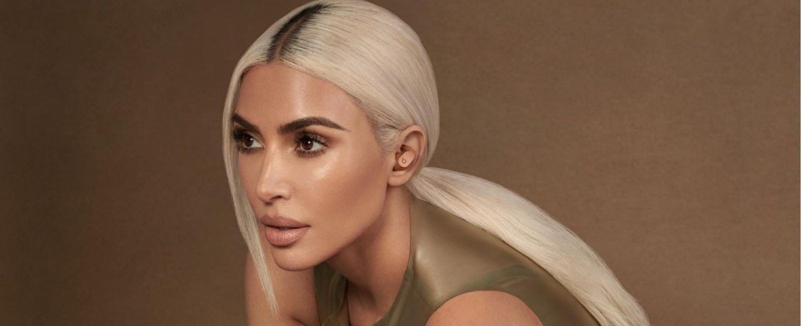 Kim Kardashian skims the surface with her new Beats Fit Pro collab