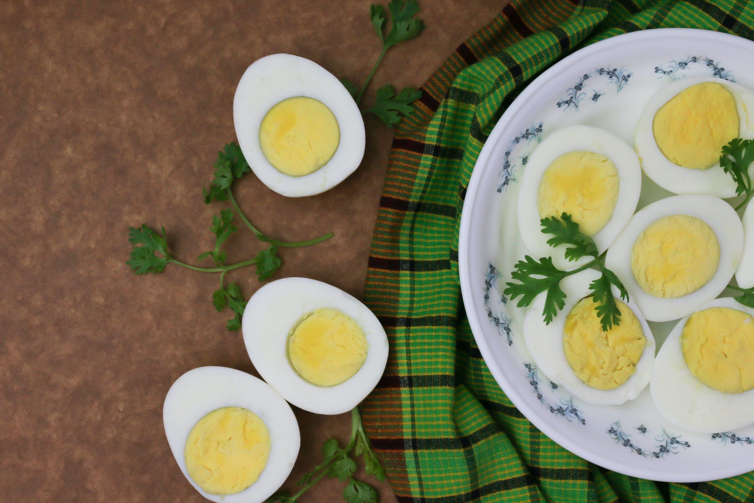 boiled eggs