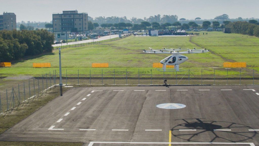 Volocopter set to launch Rome Electric Air Taxi Service by 2024