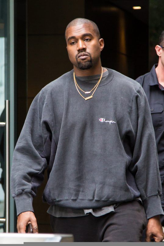 Kanye discount champion sweatshirt