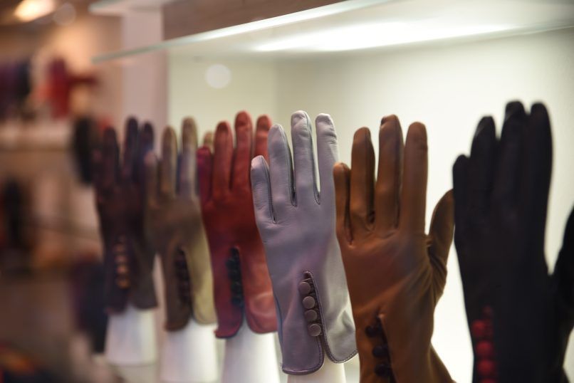 leather gloves