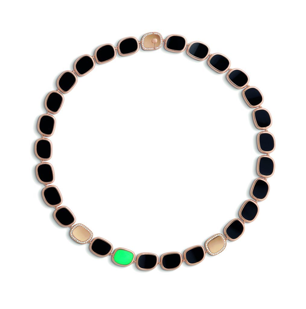 SAUVAGE PRIVE' NECKLACE WITH BLACK JADE - Roberto Coin
