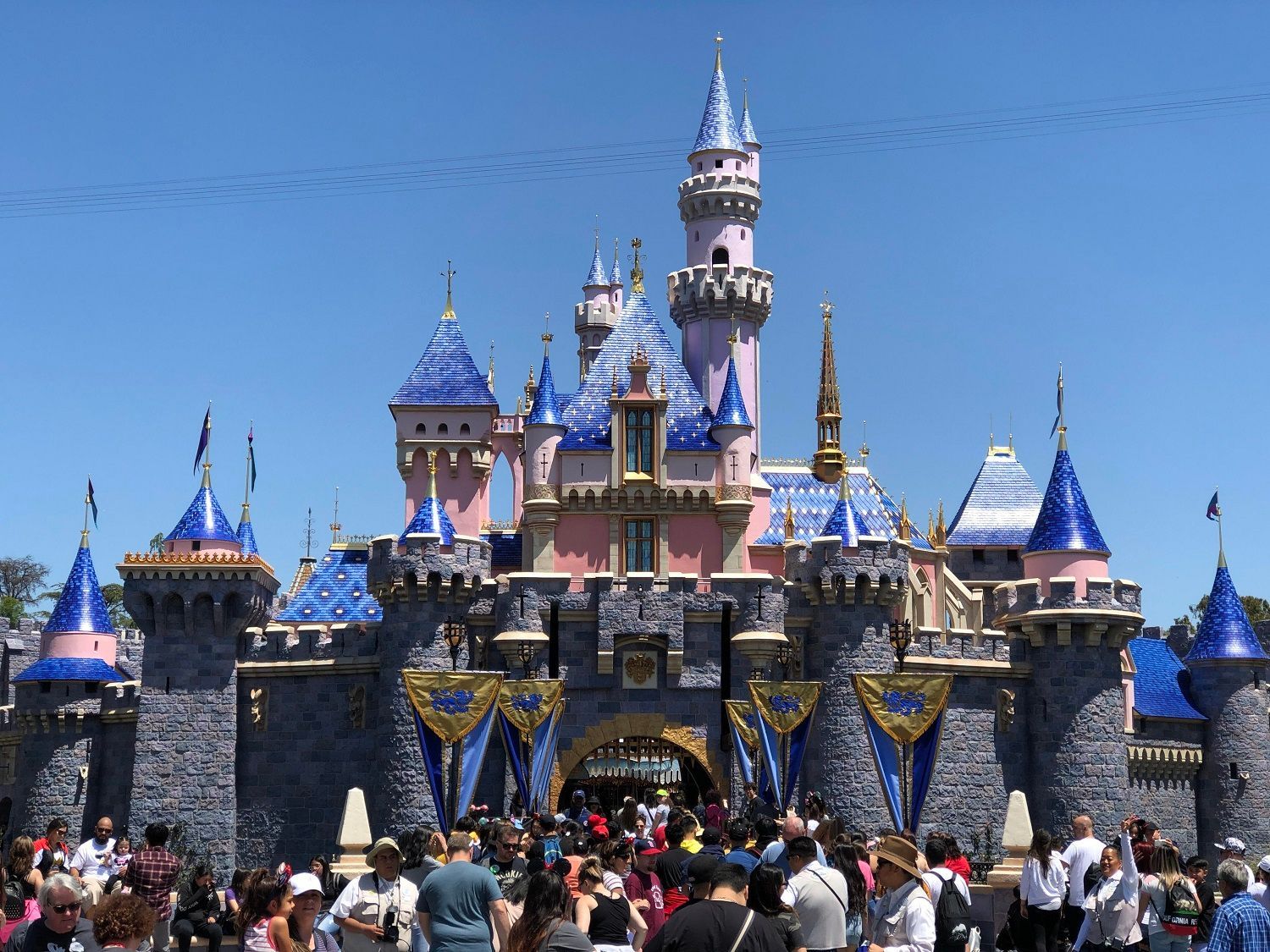 Sleeping Beauty Castle in Disneyland