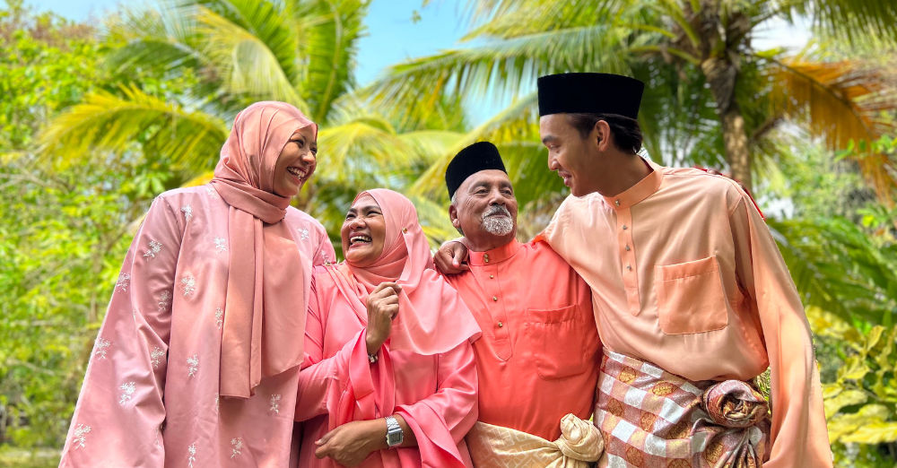 Local Celebs & Personalities Share Their Stylish Hari Raya Family