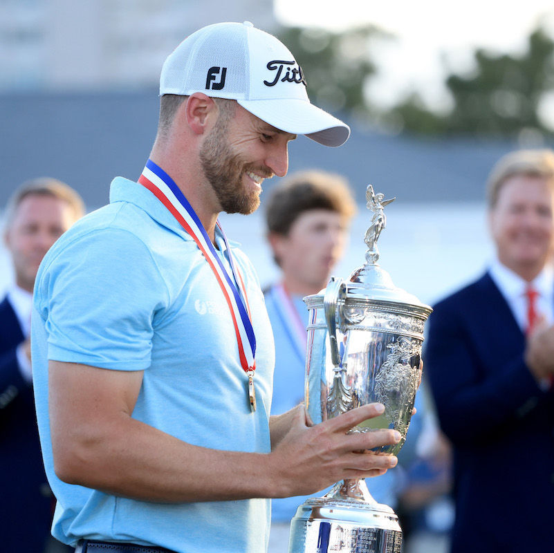 Rising golfer Wyndham Clark wins his first major title at 2023 US Open