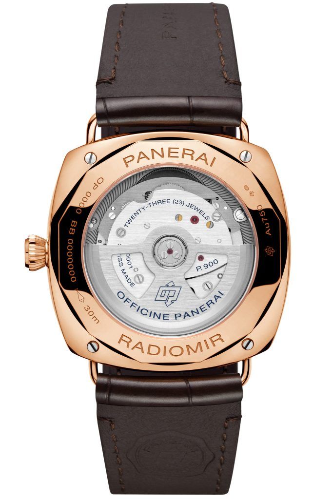 Panerai s Radiomir Quaranta Goldtech charms with its