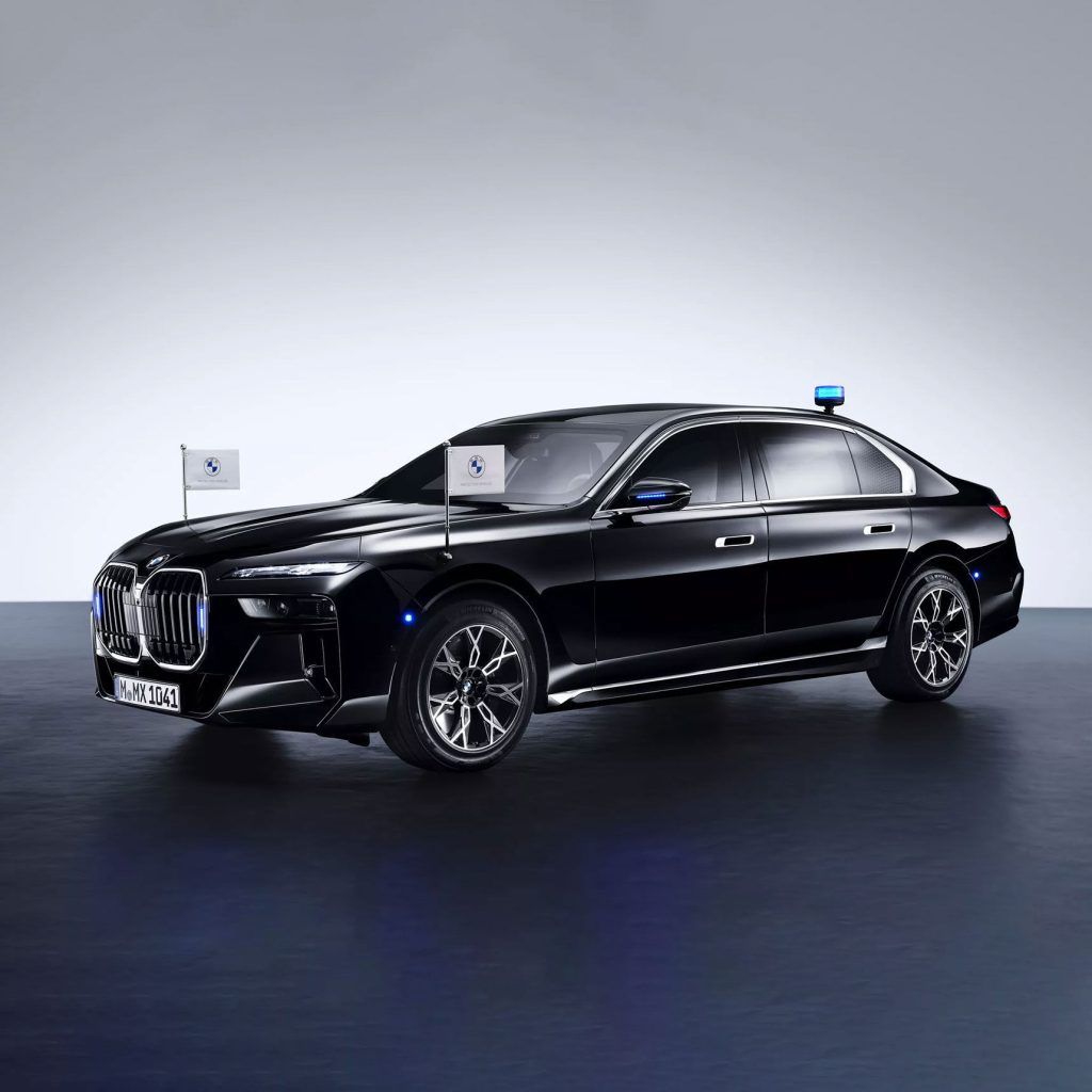 The BMW i7 Protection is the automaker’s first armoured luxury electric sedan
