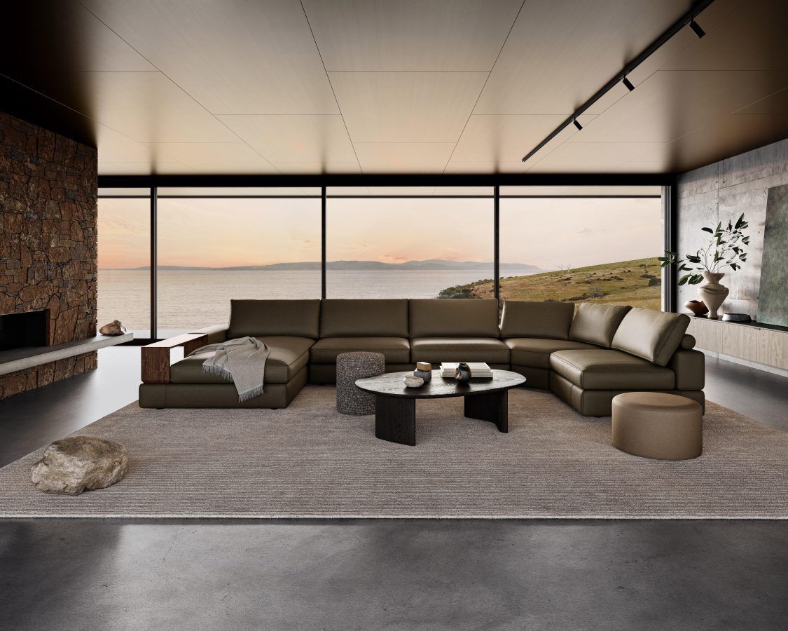 Embrace the elegance of curved furniture with King Living