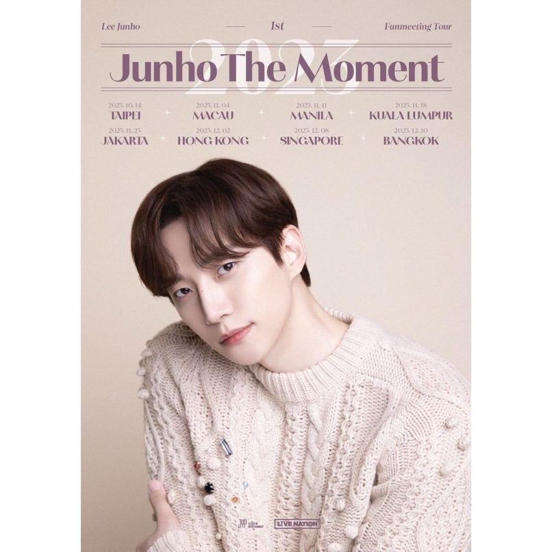 2PM Lee Jun Ho in Singapore: Details, tickets of The Moment fan
