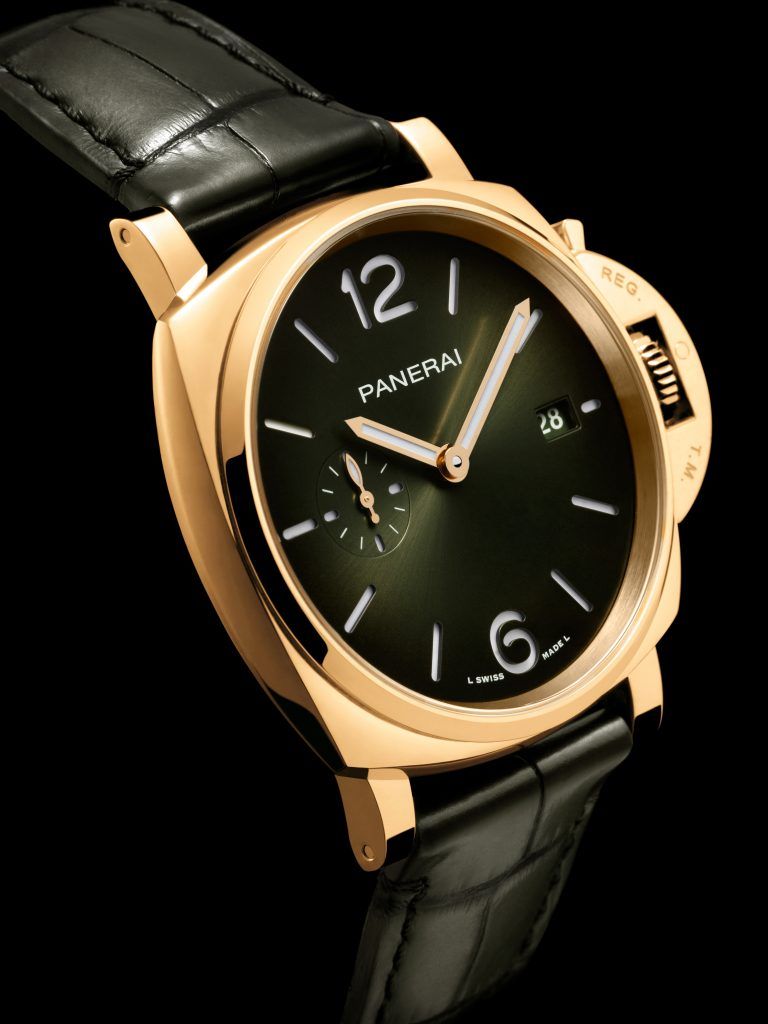 Panerai Luminor Due collection now in precious metals