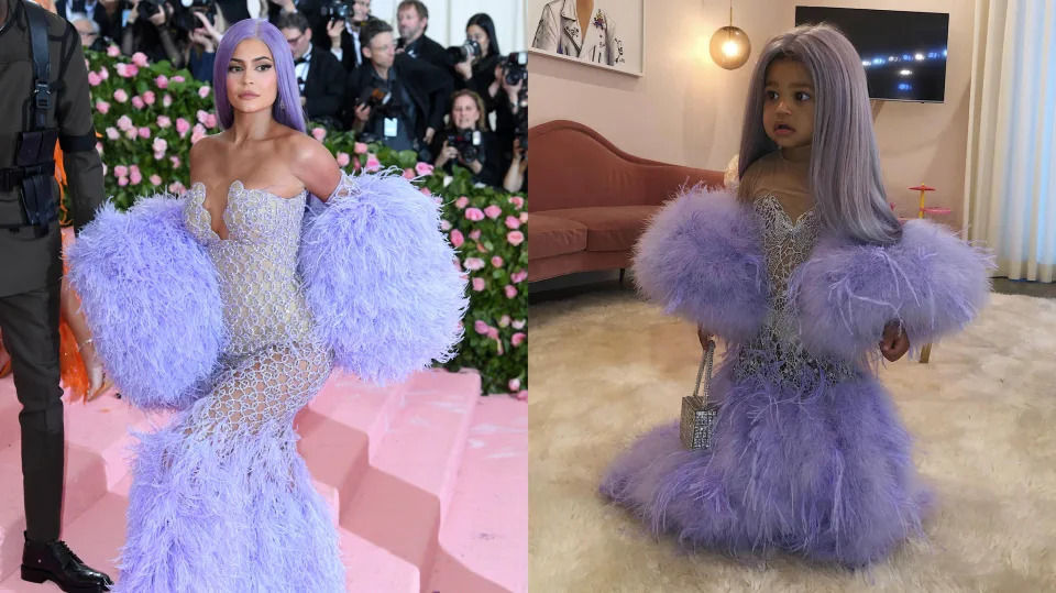 We look at Kylie Jenner & Stormi Webster's best matching outfit moments