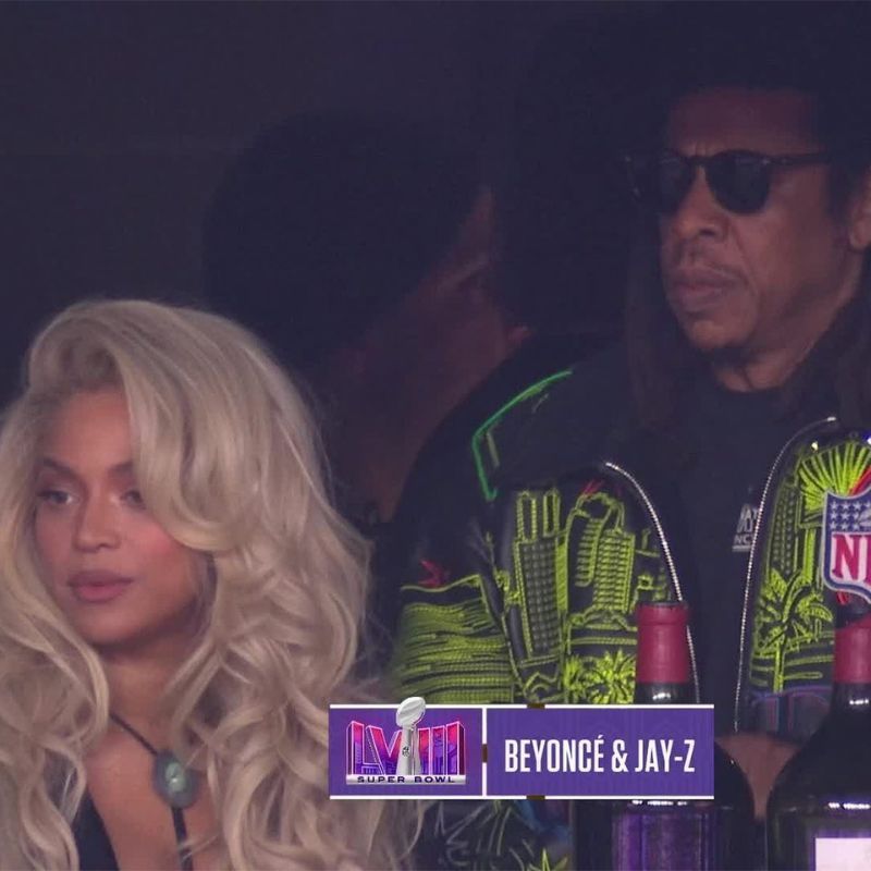All the celebrities at Super Bowl 2024 final in Las Vegas