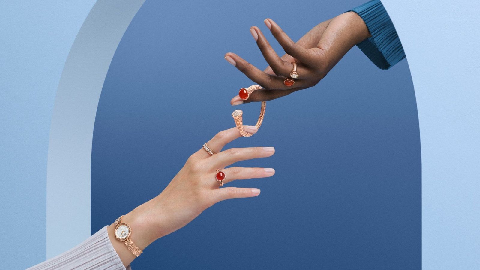 Artist Arthur Hoffner's ode to the Van Cleef & Arpels Perlée collection