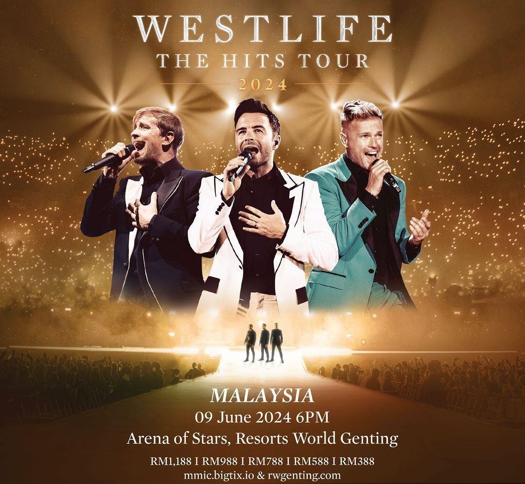 Westlife concert in Malaysia Date, venue and other details