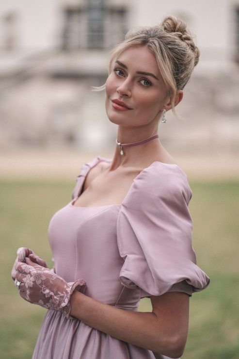 strapless open back dress Pink Off Shoulder Fitted Midi Dress – PinkBlush main image 0