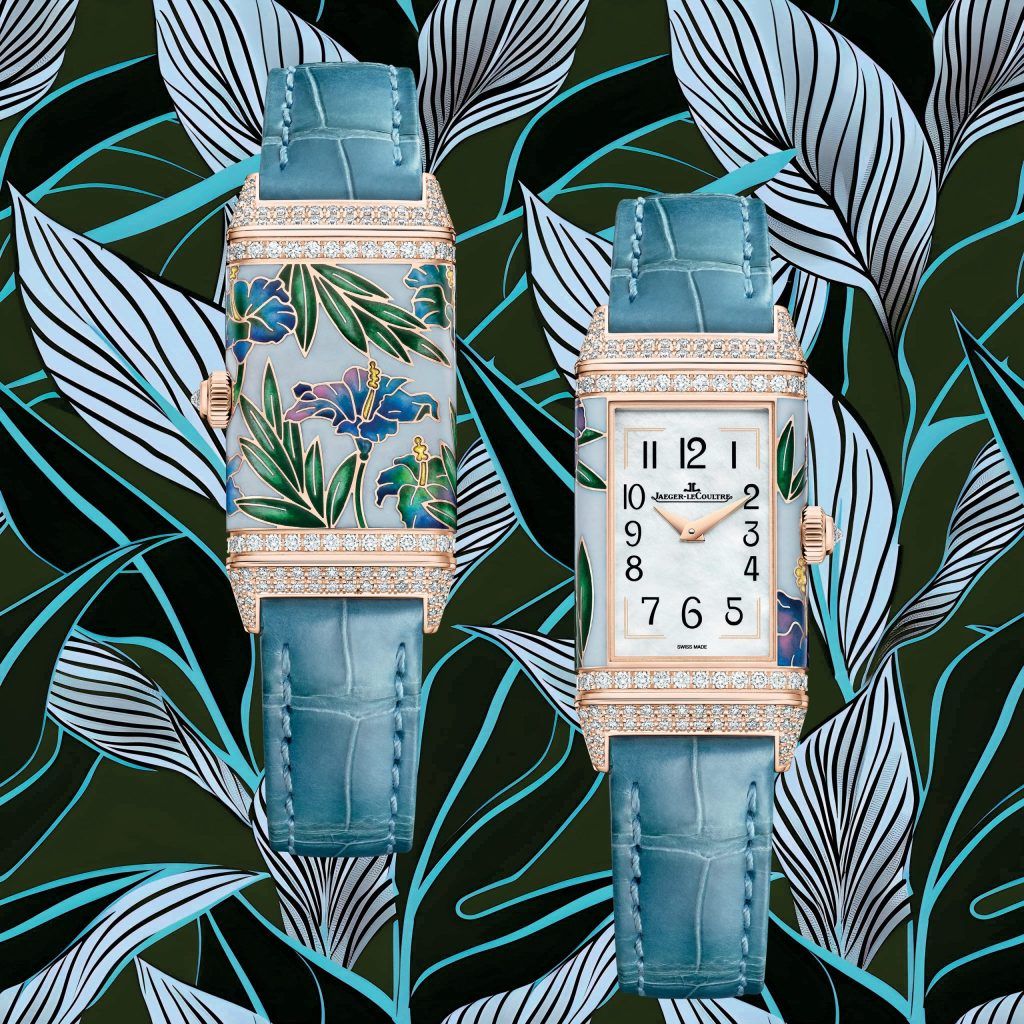 Jaeger-LeCoultre evokes tropical blooms with Reverso One “Precious Flowers” models
