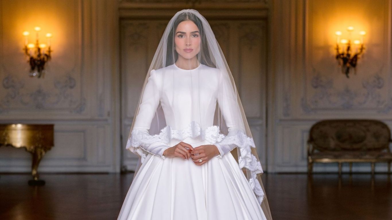 Why Olivia Culpo's wedding dress sparked online controversy ...