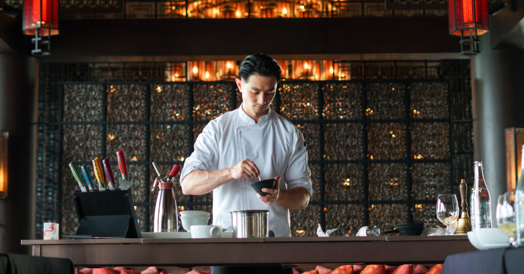 At the dessert bar with…Reynold Poernomo