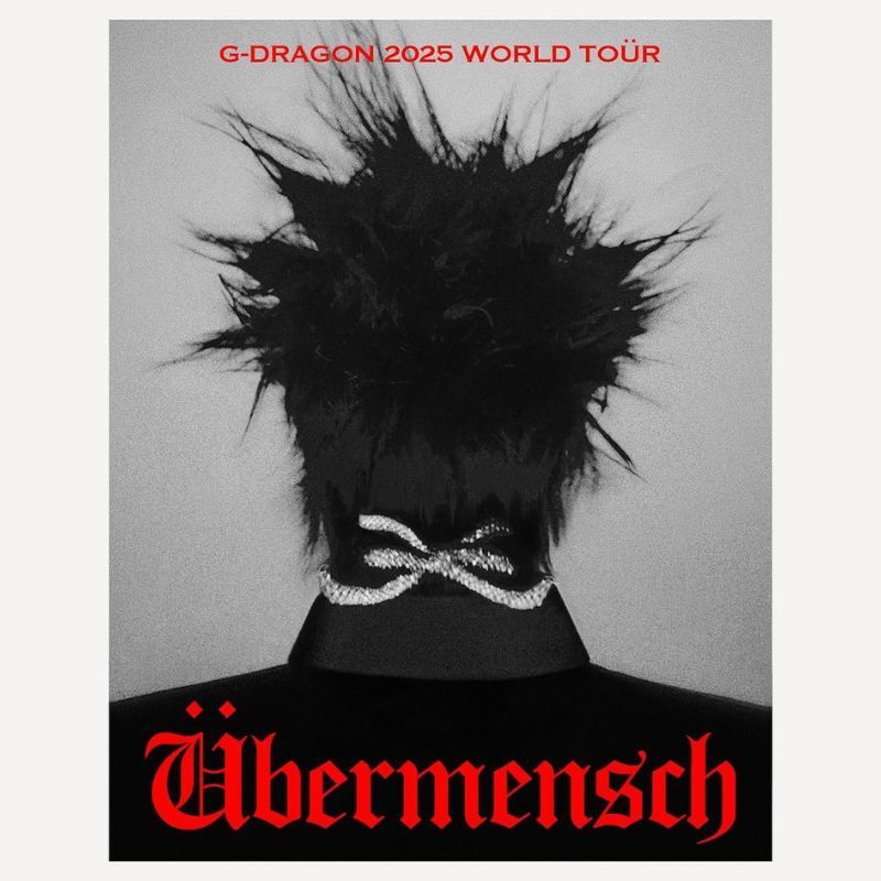 G-DRAGON 2025 WORLD TOUR Ubermensch 袖黒 G-Dragon Ubermensch Phase 3 USA World Tour 2025 shirt