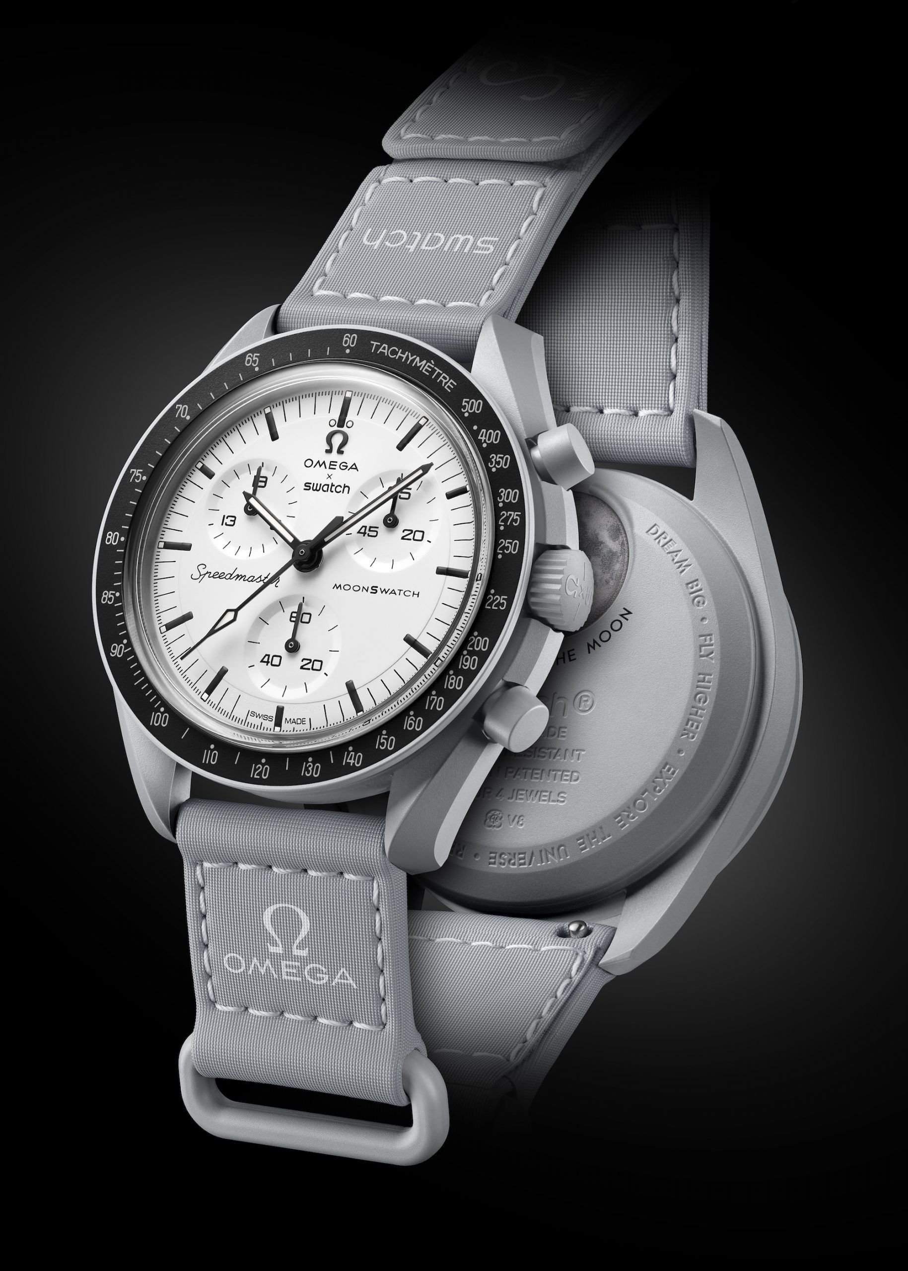 y*y様 OMEGA Speedmaster MoonSwatch シルバー Straps for Omega X Swatch Moonswatch 1965 | Wristbuddys.com