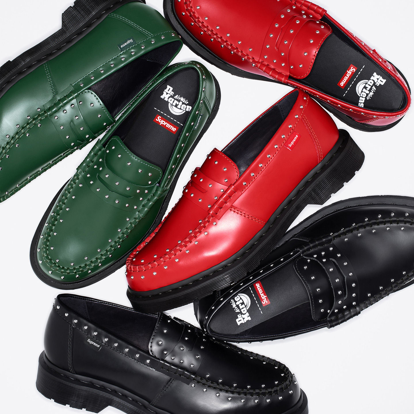 29 Supreme Dr.Martens Studded Loafer