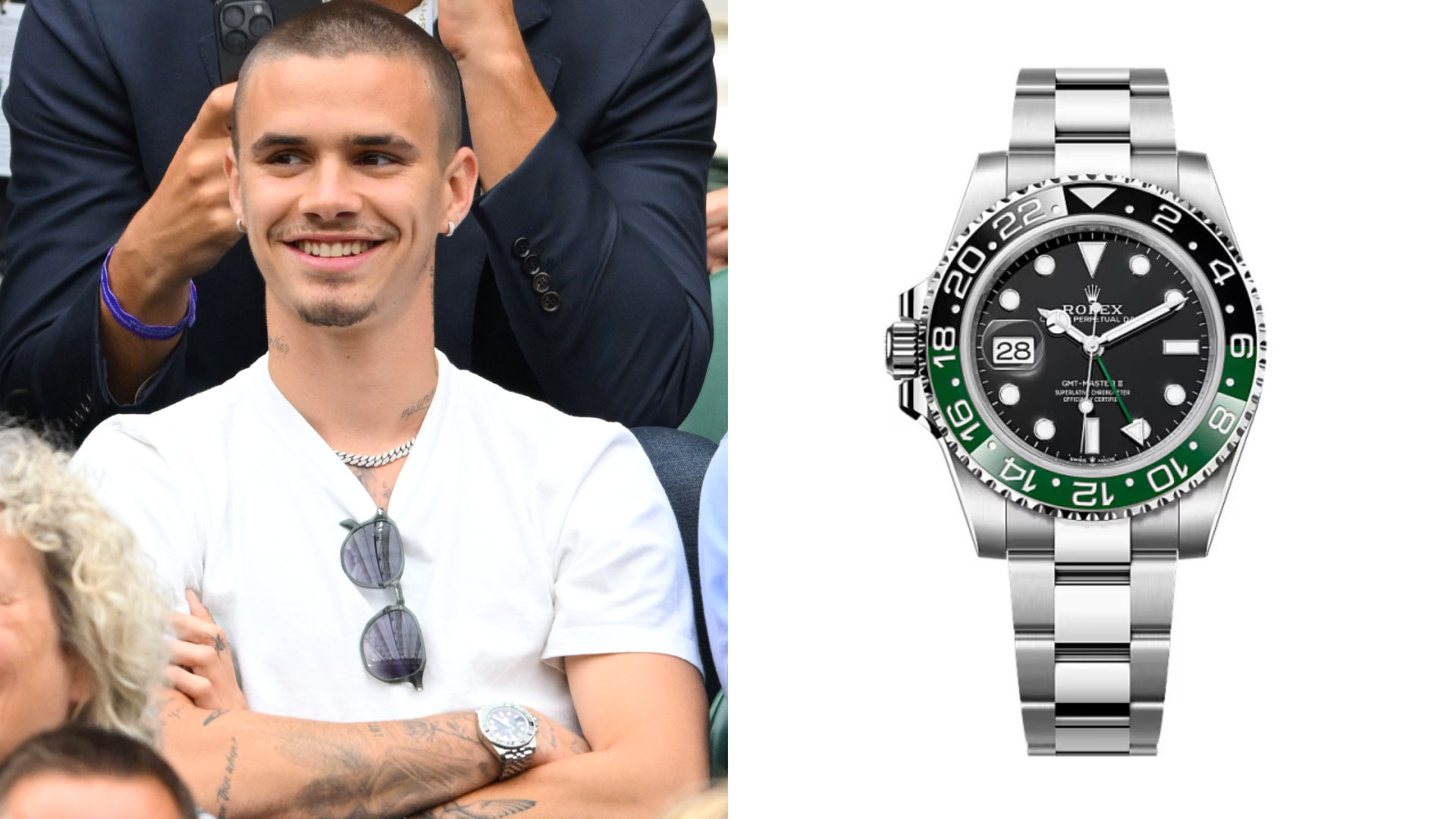 A comparison of Brooklyn Beckham vs Romeo Beckham watch
