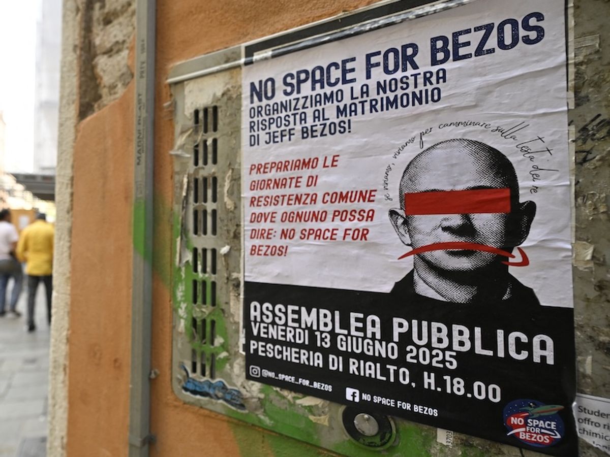 Venice residents push back on upcoming Jeff Bezos wedding