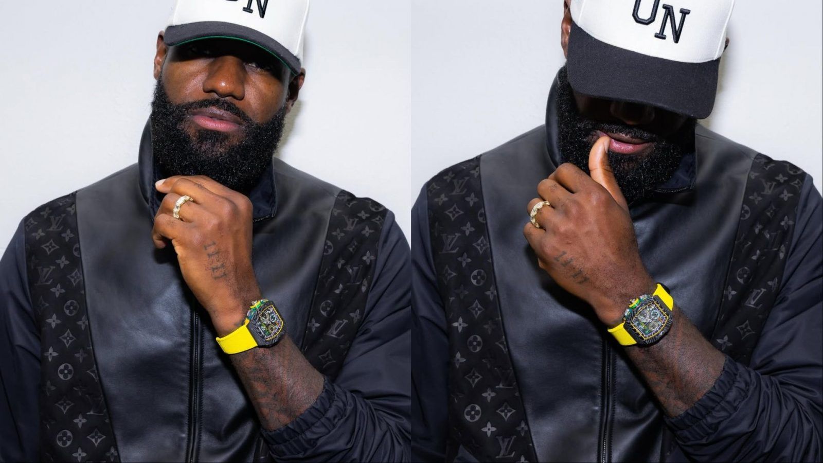 ち*‬様 ジップミーレザーレオパード　　マリームーン　ピンク Breaking down the Lebron James Richard Mille watch