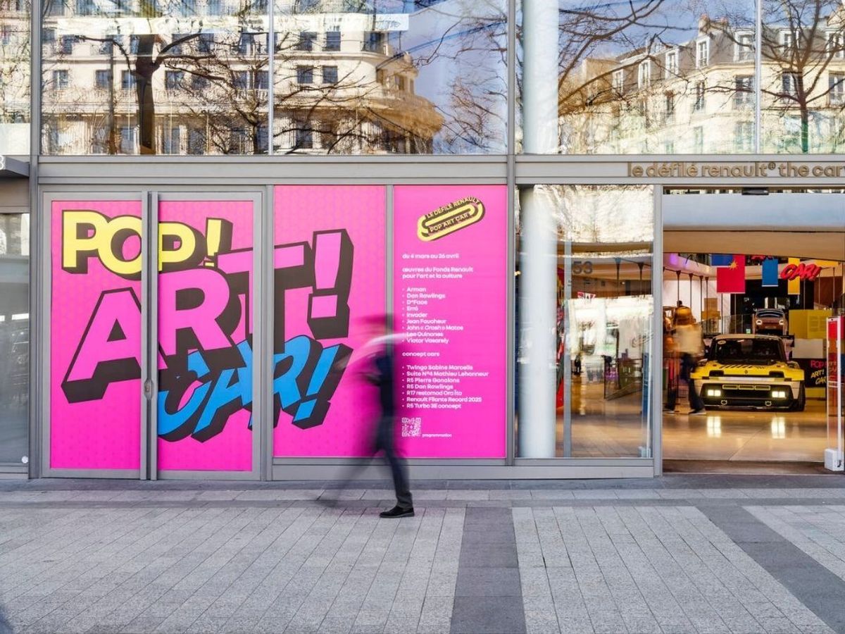 Renault has turned the Champs-Élysées into a Pop Art Playground