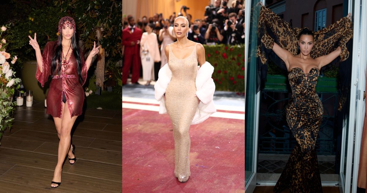 From birthday Rabanne to Met Gala Marilyn: Kim Kardashian's archival fashion fixation