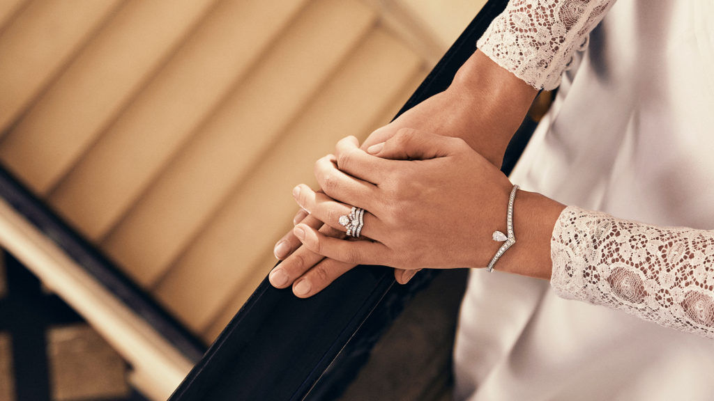 Chaumet’s Joséphine Amour d’Aigrette solitaire ring marks the start of a perfect fairy-tale wedding