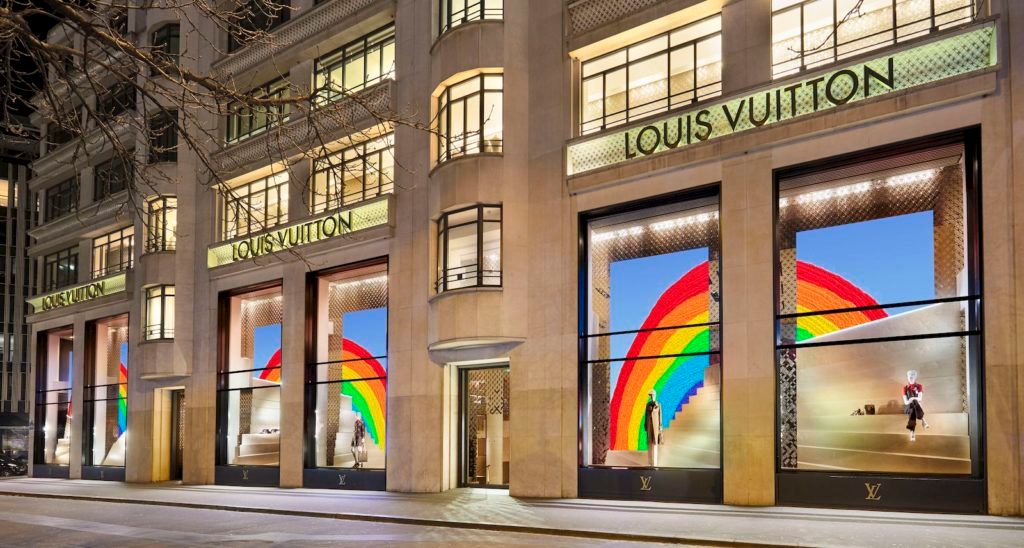 Louis Vuitton Creates Postcards From the Future Window Displays   WindowsWear