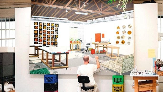 Never-before-seen portraits of Ed Ruscha, Jonas Wood and more up for grabs at Sotheby’s