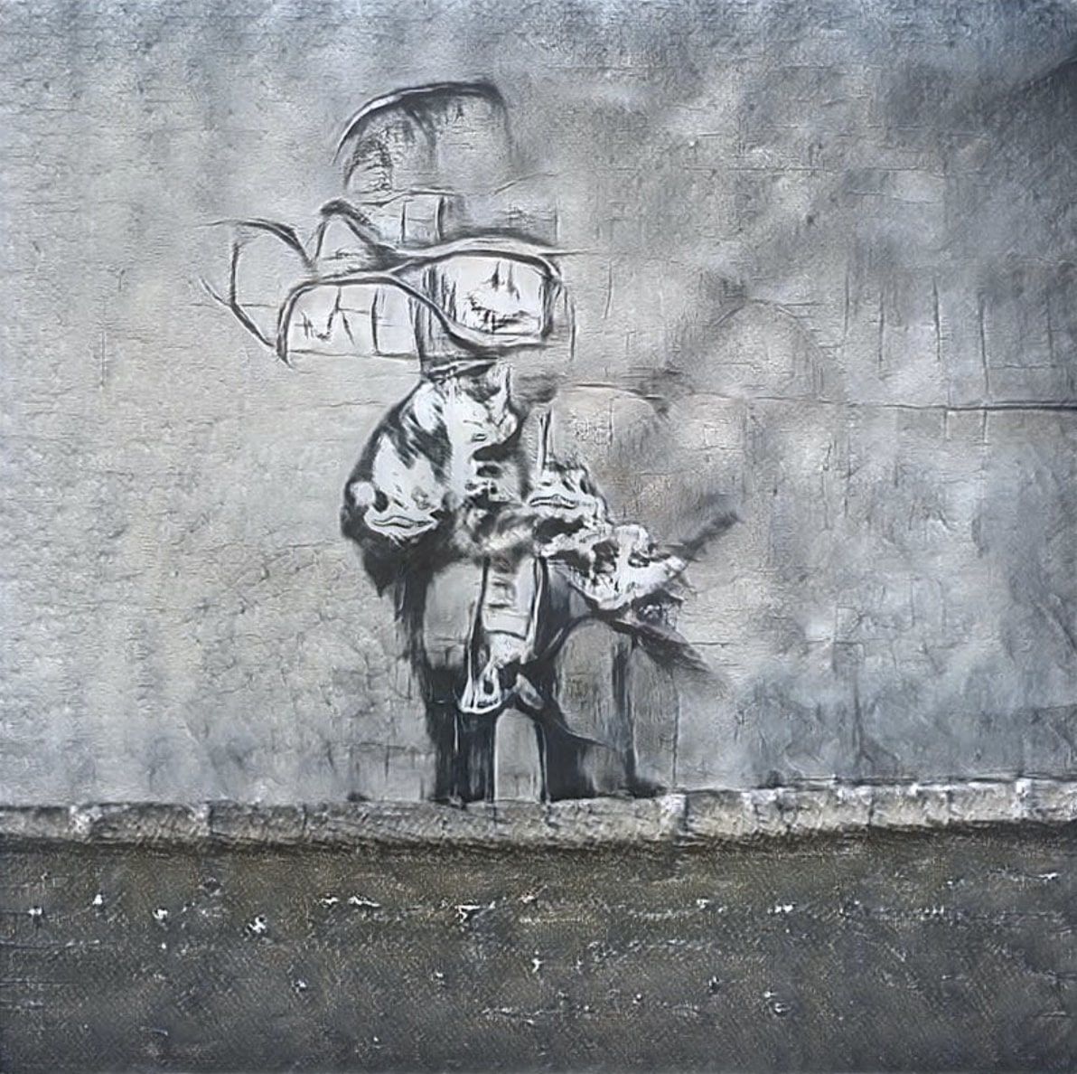 AI bot GANksy is making art inspired by Banksy