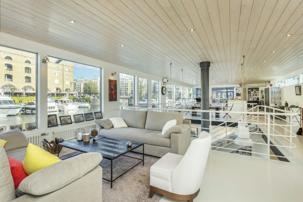Luxury living, afloat: Riverside houseboats on the Thames for sale in London