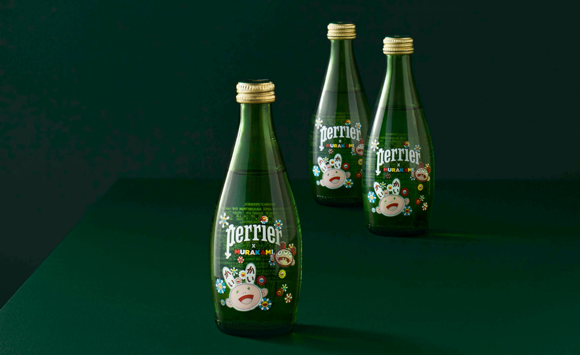 Perrier X Murakami Collaboration Single Plastic Bottle -  Sweden