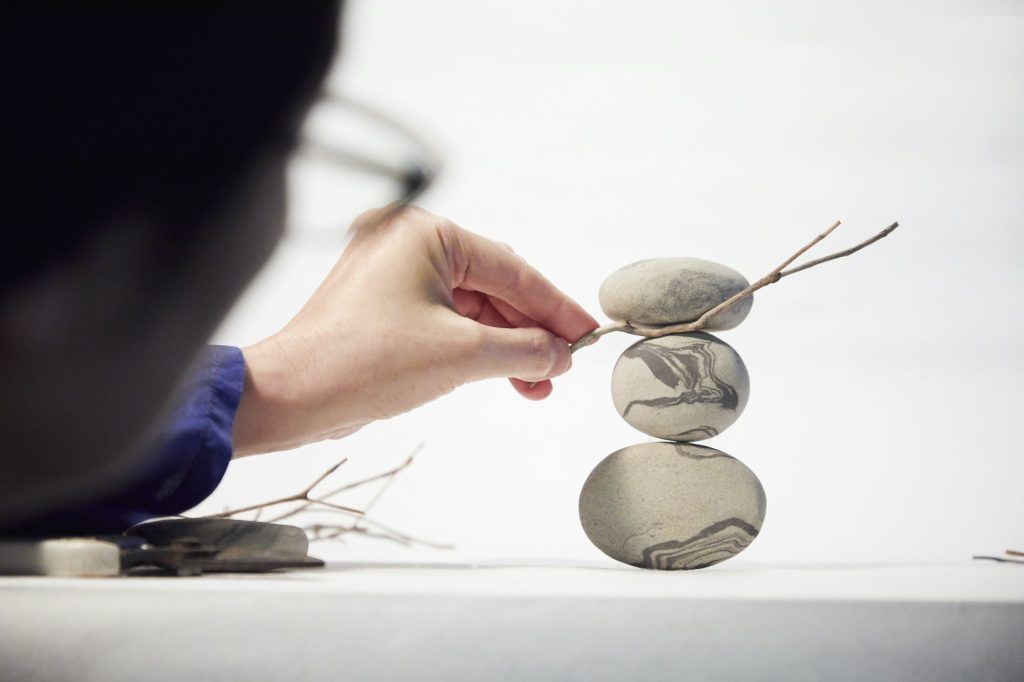Korean artistic director Younghee Suh creates art with Van Cleef & Arpels Alhambra and Perlée jewellery