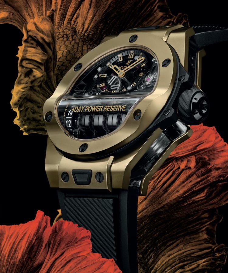 Luxury watches made with precious metals like platinum, titanium and proprietary alloys